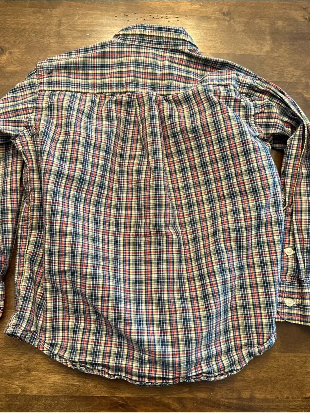 Vtg Ralph Lauren Boys Toddler 4 Button Down Shirt Plaid Pony Preppy Event
